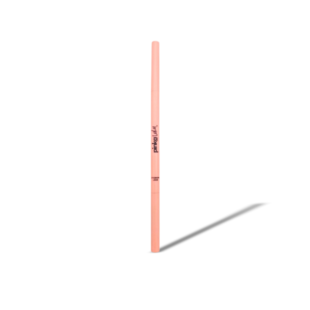Pinkalulu Brow liner on a white background with shadow