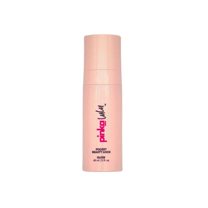 Pinkalulu pocket beauty lock glow bottle on a white background