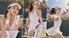 Pinkalulu Veil Sun serum in a tennis game